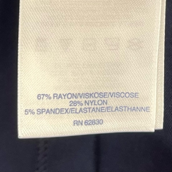 Lands End Ponte Knit Midi Dress Plus Size 22W Stretch Women’s Sleeveless Navy - Picture 10 of 14